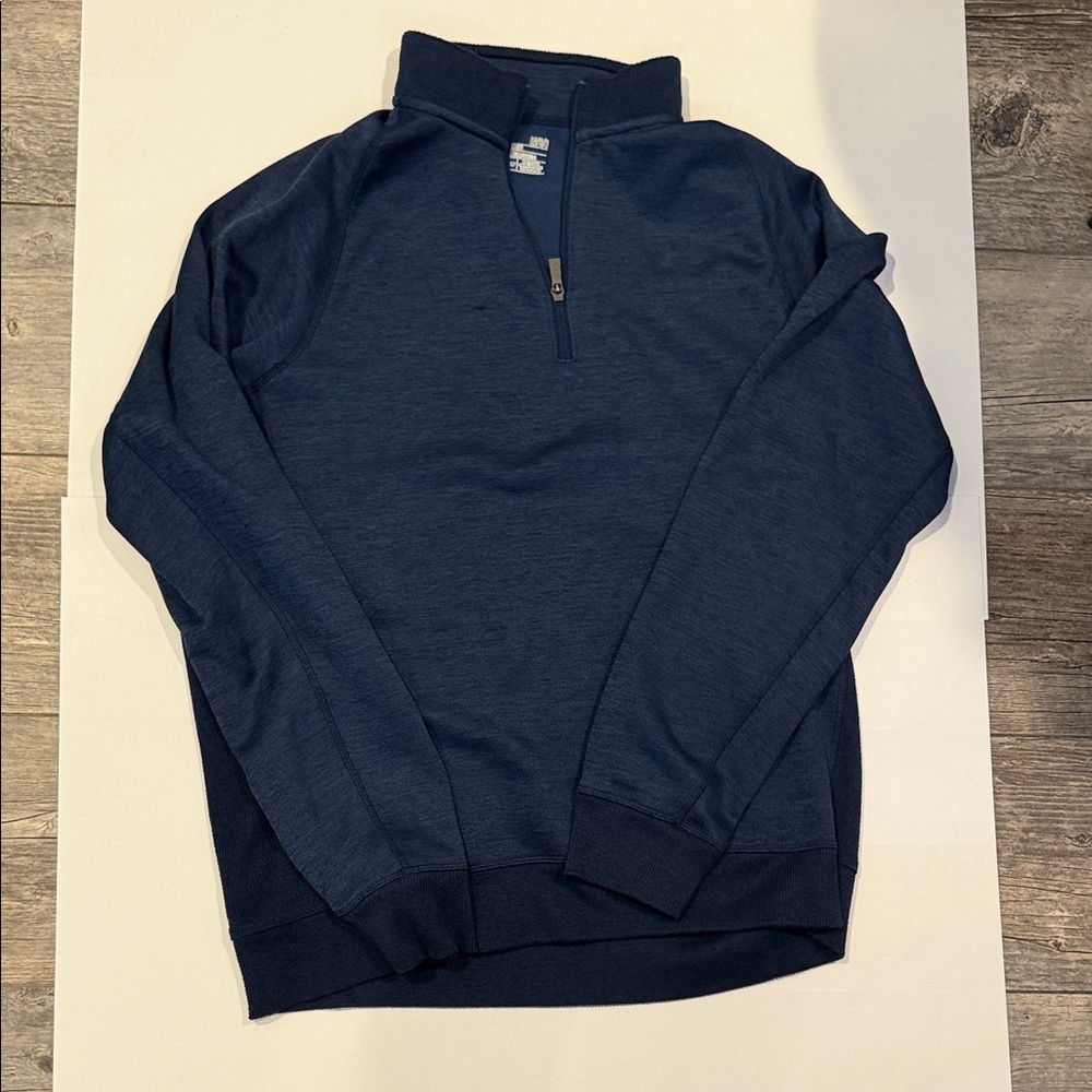 Under Armour Men's Dark Blue Zip-Up Sweater